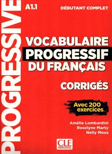 Vocabulaire Progressif Du Francais A1.1 + CD