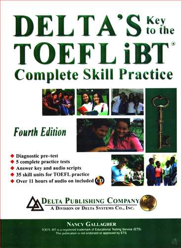 کتاب Deltas Key To The TOEFL iBT Fourth Edition | خرید کتاب دلتا تافل